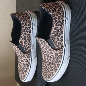 Leopard / Cheetah Deluxe Comfort Slip-On Vans
